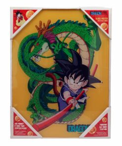 Sd Toys Dragon Ball Kid Goku&shenron Poster di Vetro