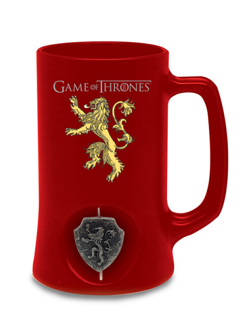 SD TOYS GAME OF T LANNISTER SPIN LOGO RED STEIN BOCCALE