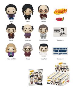 Seinfeld Pvc Bag Clips Series 01  Con Figure Int.