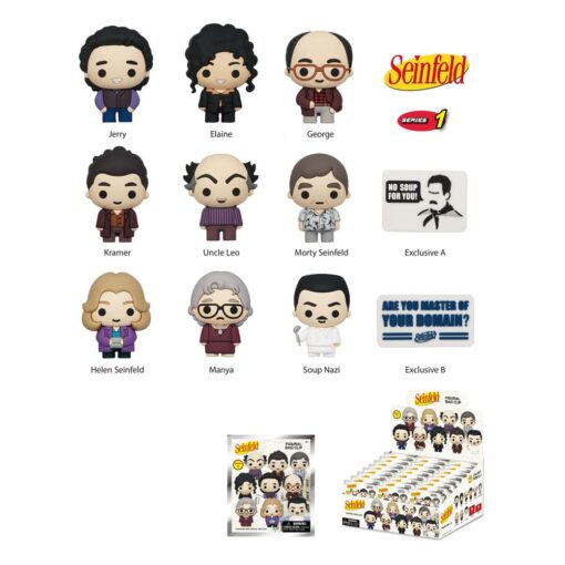 Seinfeld Pvc Bag Clips Series 01  Con Figure Int.