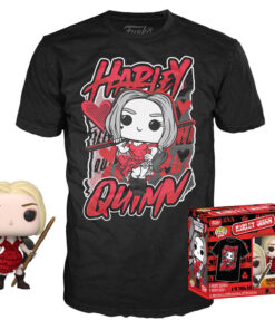 Set Figura Pop & Tee Dc Comics Escuadron Suicida Harley Quinn Funko