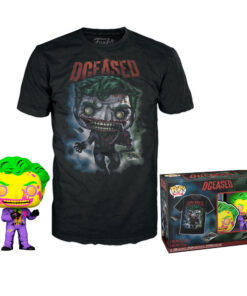 Set Figura Pop & Tee Dc Comics Joker Funko Taglia L