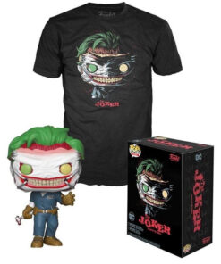 Set Figura Pop & Tee Dc Comics The Joker Esclusiva Funko