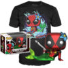 Set Figura Pop & Tee Marvel Deadpool Mermaid Esclusiva tg L Funko