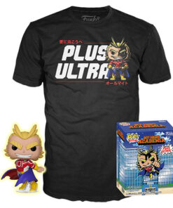 Set Figura Pop & Tee My Hero Academia All Might tg. L Esclusiva Funko