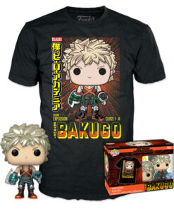 Set Figura Pop & Tee My Hero Academia Katsuki Esclusiva Funko