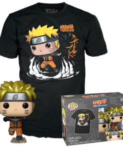 Set Figura Pop & Tee Naruto Shippuden tg L Esclusiva Funko