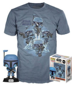 Set Figura Pop & Tee Star Wars Mandalorian L Funko