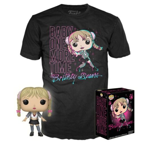 Set Funko Pop! Figure in Vinile & T-Shirt Britney Spears One More Time