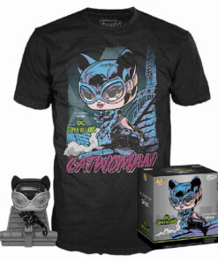 Set Pop Figura & Tee Dc Jim Lee Catwoman Funko