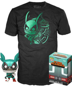 Set Pop Figura & Tee My Hero Academia Deku Con Casco Funko