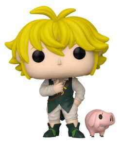 Seven Deadly Sins Pop & Buddy! Animation Vinile Figura Meliodas W/hawk 9 Cm Funko