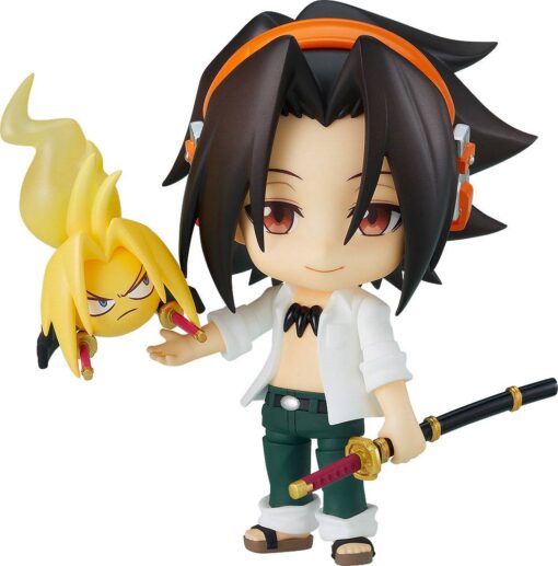 Shaman King Nendoroid Pvc Action Figura Yoh Asakura 10 Cm Good Smile Company