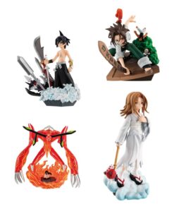 Shaman King Petitrama Series Trading Figura 8 Cm Over Soul Assortment (4) Megahouse