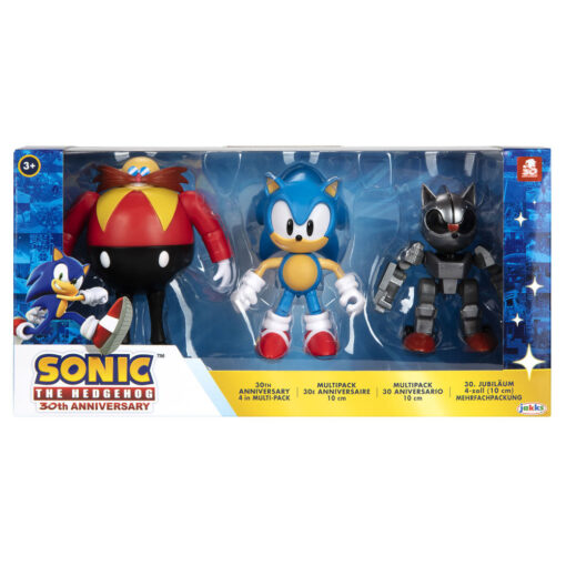 Sonic The Hedgehog 30Th Anniversary pack 3 figures 10cm Jakks Pacific