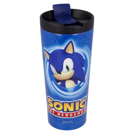 Sonic The Hedgehog Acciaio Inossidabile Bicchiere Da Caffè 425ml Stor