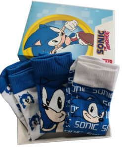 Sonic The Hedgehog Assortiti Pack 3 Calzini Adulto Sega