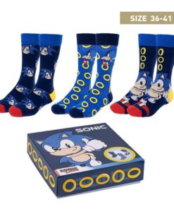 Sonic The Hedgehog Calzini 3-pack Sonic 35-41 Cerdá