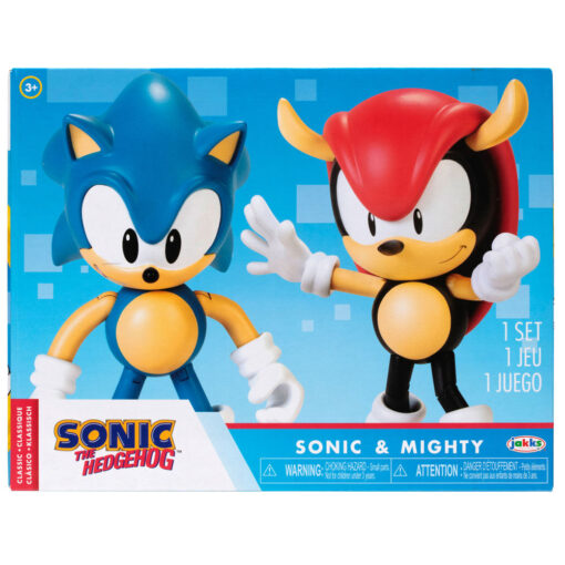 Sonic The Hedgehog Sonic & Mighty Sonic set figures 10cm Jakks Pacific