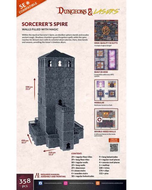 SORCERERS SPIRE Miniature E Modellismo Archon Games