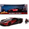 Spider-Man Diecast Model 1/24 2017 Ford GT Miles Morales Jada Toys