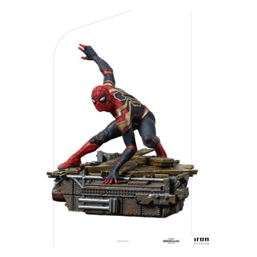 Spider-man: No Way Home Bds Art Scale Deluxe Statua 1/10 Spider-man Peter -1 19 Cm Iron Studios