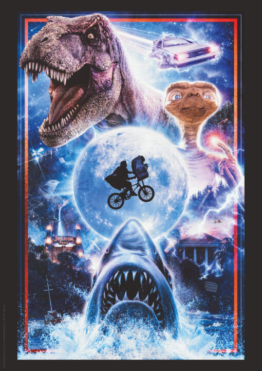 SPIELBERG OFFICIAL ART PRINT A3 SIZE LITOGRAFIA FANATTIK