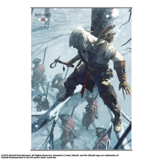 SQUARE ENIX ASSASSINS CREED III WALL SCROLL 2 POSTER