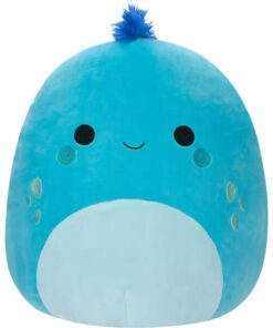 Squishmallows Peluche Figura Cyan Blue Iguana Con Blue Hair Djimon 40 Cm Jazwares