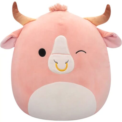 Squishmallows Peluche Figura Peach Brahma Bull Howland 40 Cm Jazwares