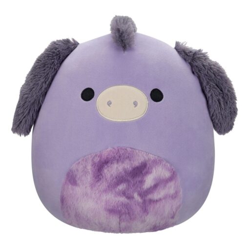 Squishmallows Peluche Figura Purple Donkey Con Tie-dye Belly Deacon 30 Cm Jazwares