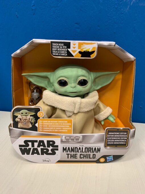 Star Wars Animatronic Figura Baby Yoda Elettronico 25 cm Hasbro