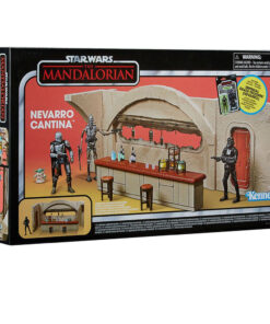 Star Wars Mandalorian Nevarro Cantina + Imperial Death Trooper Figura Set Hasbro