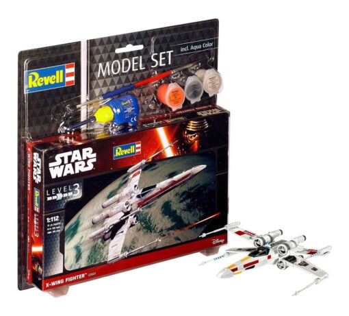 Star Wars Model Kit 1/112 Model Set X-Wing Fighter 11 Cm Revell