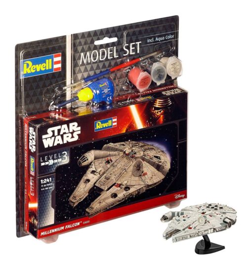 Star Wars Model Kit 1/241 Model Set Millennium Falcon 10 Cm Revell