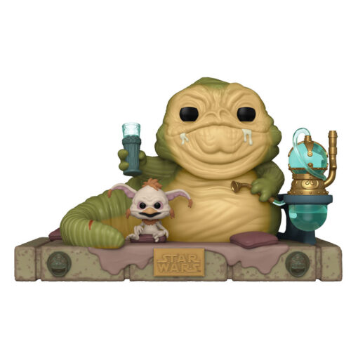 Star Wars Pop! Figure in Vinile Deluxe Jabba the Hutt & Salacious 9 Cm Funko