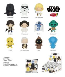 Star Wars Pvc Bag Clips Series 1  Con Figure Int.