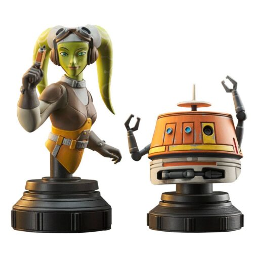 Star Wars Rebels Busto 2-pack Hera & Chopper 15 Cm Gentle Giant