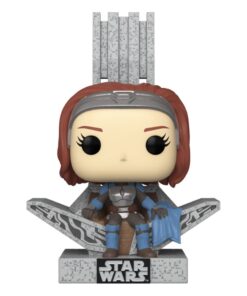 Star Wars: The Mandalorian Pop! Deluxe Vinile Figura Bo Katan W/throne 9 Cm Funko