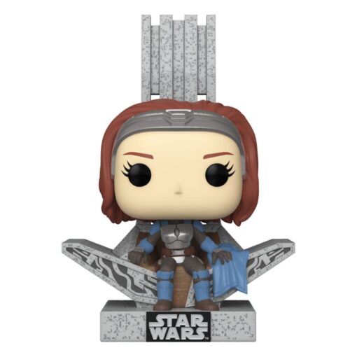 Star Wars: The Mandalorian Pop! Deluxe Vinile Figura Bo Katan W/throne 9 Cm Funko