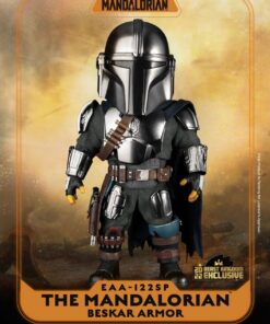 Star Wars The Mandalorian Uova Attack Action Action Figura The Mandalorian Beskar Armor 17 Cm Beast Kingdom Toys