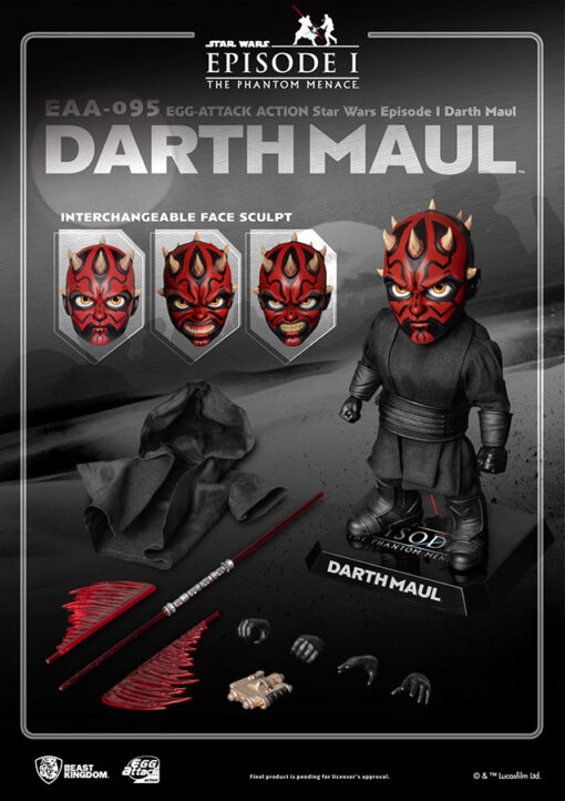 Star Wars Uova Aa Ep I Darth Maul Action Figura Beast Kingdom