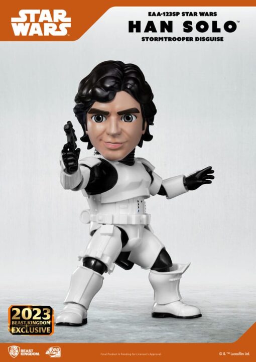 Star Wars Uova Attack Statua Han Solo (stormtrooper Disguise) 17 Cm Beast Kingdom Toys