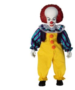 Stephen Kings It 1990 Mds Roto Peluche Bambola Pennywise 46 Cm Mezco Toys