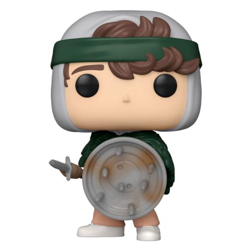 Stranger Things Pop! Tv Vinile Figura Hunter Dustin Con Shield 9 Cm Funko