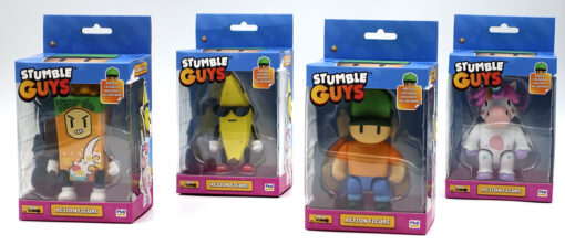 STUMBLE GUYS ACTION FIGURES 11CM IMBALLO DA 12PZ VIDEOGAMES - FIGURES