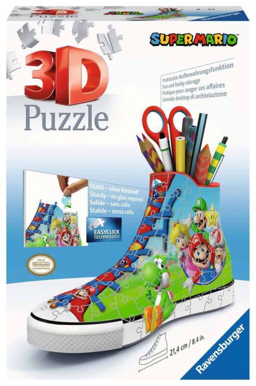 Super Mario 3d Puzzle Sneaker (108 Pezzi) Ravensburger