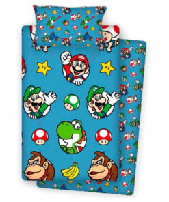 Super Mario Bros Fogli Set Letto 90cm Nintendo