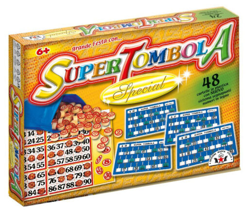 SUPER TOMBOLA SPECIAL 48 CARTELLE GIOCHI DA TAVOLO - GIOCHI DA TAVOLO/SOCIETA'