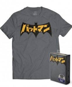 T/S DC BATMAN JAPANESE LOGO GREY - S T-shirt Sd Toys